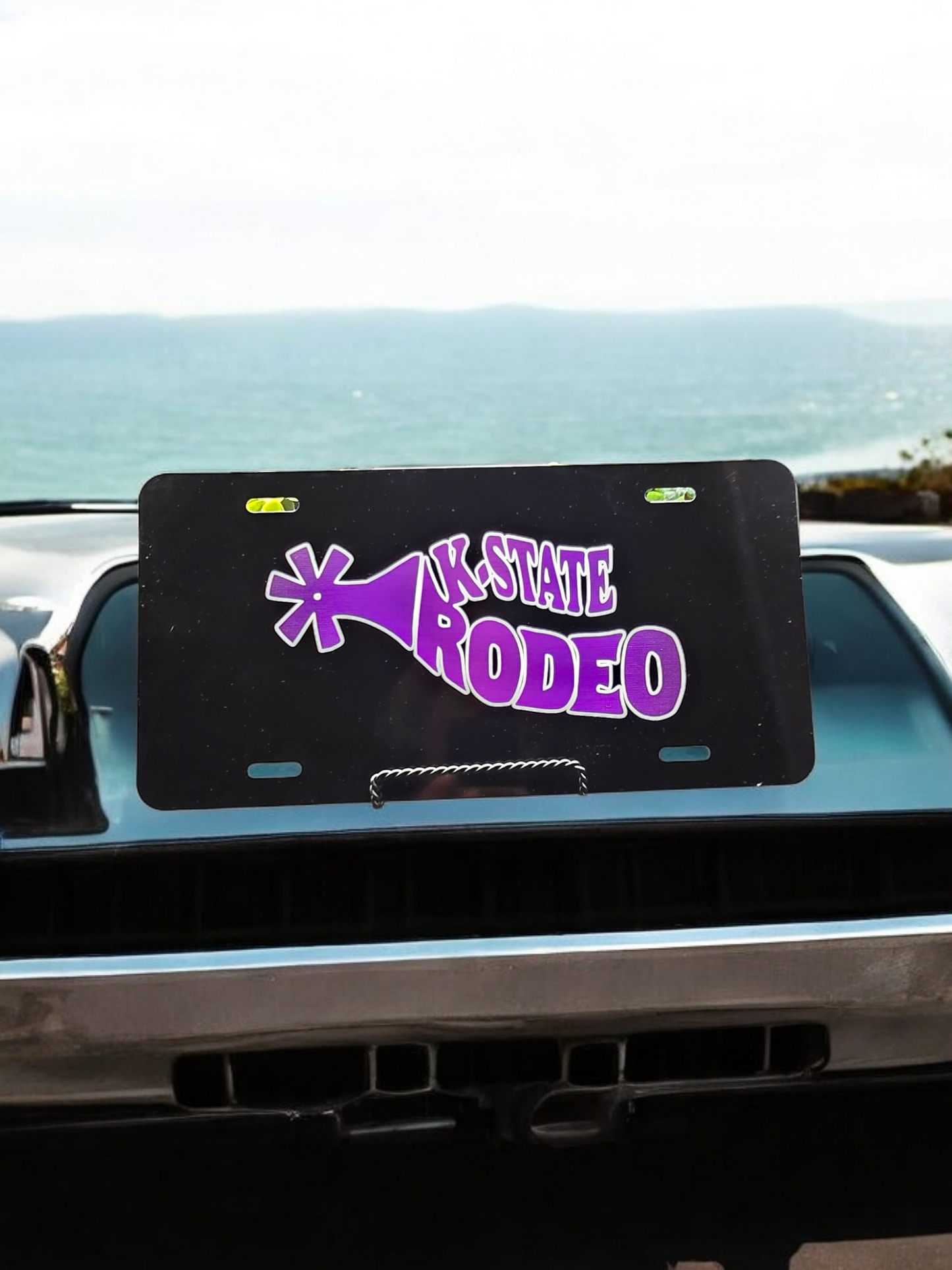 K-State Rodeo Team License Plate (white or Black)